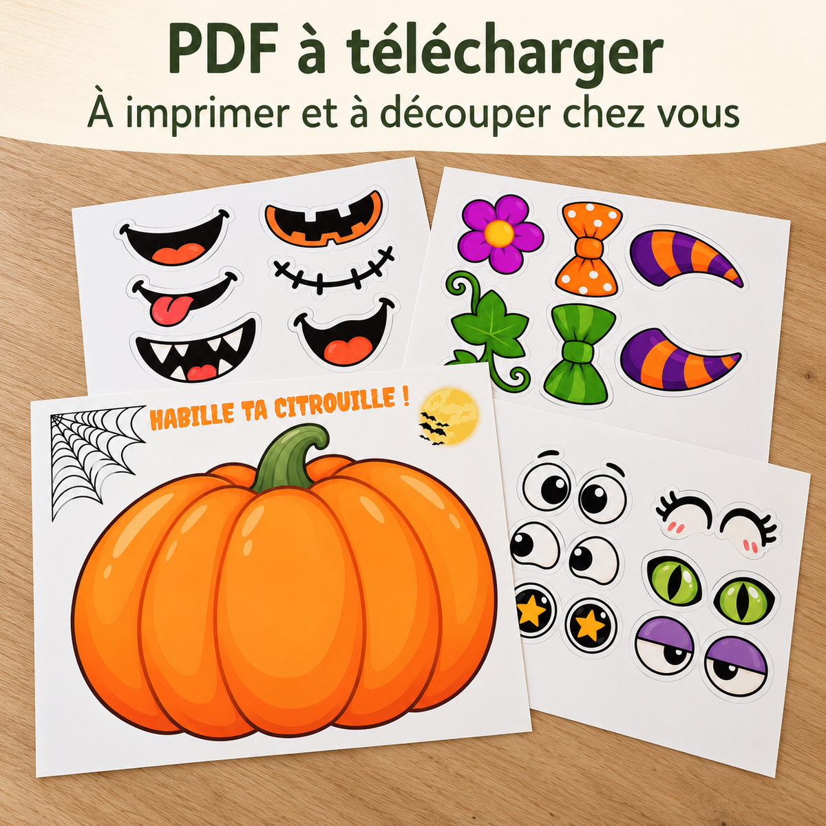 PDF à télécharger — planches à imprimer et découper chez vous