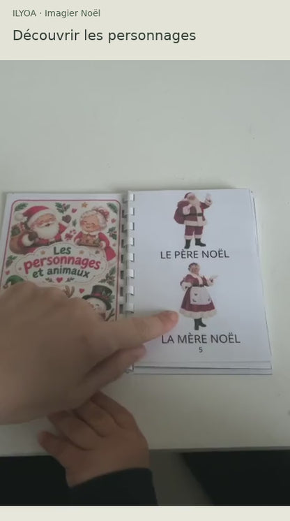 Présentation en vidéo de l’imagier Noël : Mes premiers mots.
