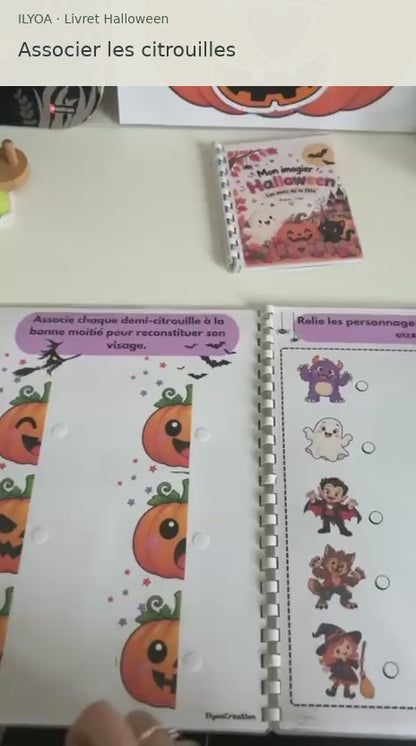 Présentation en vidéo du livret d’activités Halloween ILYOA.